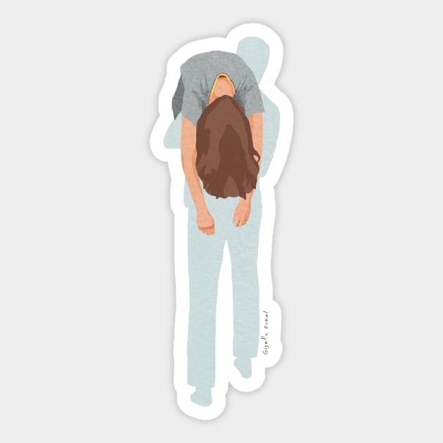 Carry Me Sticker by Giselle Dekel